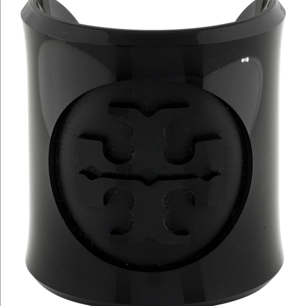 Tory Burch Lucite Cuff in Black